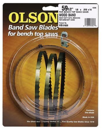 Olson 59.5 in. L X 0.13 in. W Carbon Steel Band Saw Blade 14 TPI