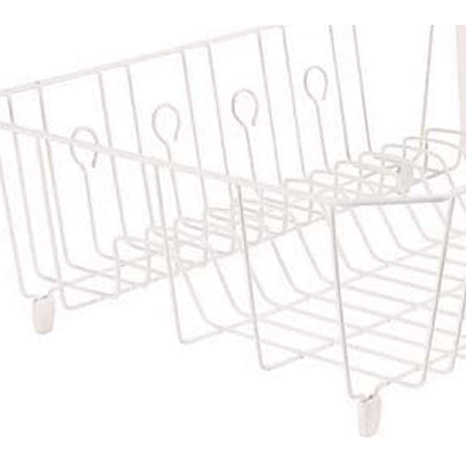 White Wire Dish Drying Rack