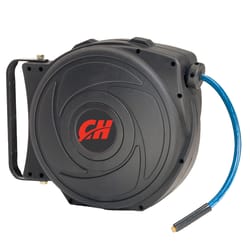 Campbell Hausfeld 50 ft. L PVC Retractable Hose Reel 300 psi Blue