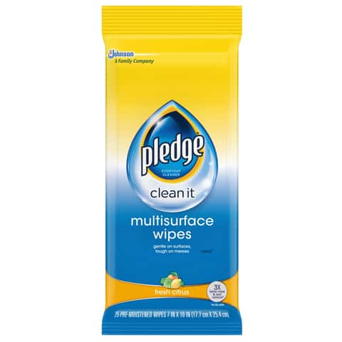 Pledge Floor Wipes - 12 Pack