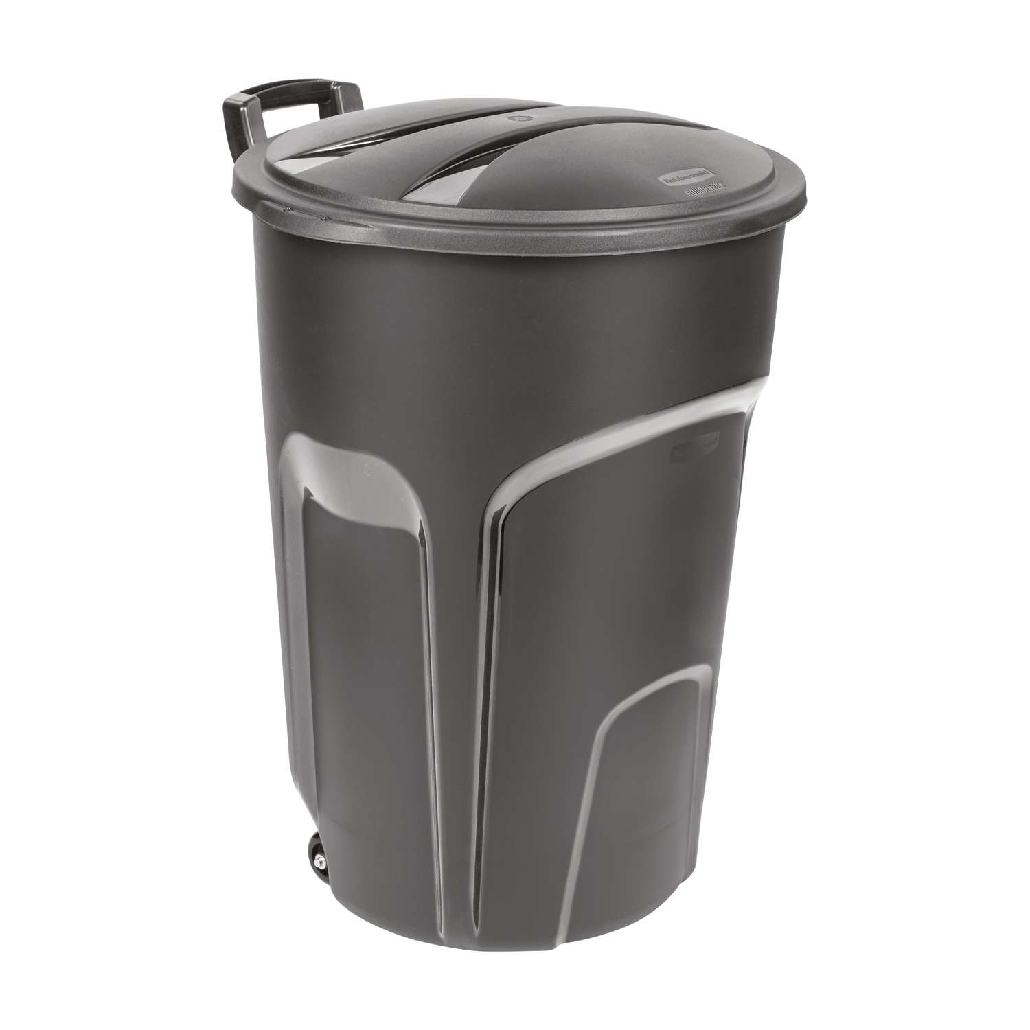 Rubbermaid 32 gal. Resin Wheeled Garbage Can Lid Included Ace Hardware