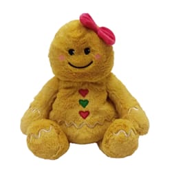 Warmies Gingerbread Girl Stuffed Animals Brown