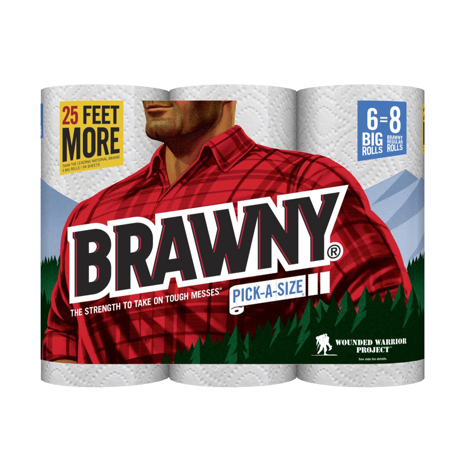 UPC 042000440806 product image for Brawny Paper Towels 102 sheet 2 Ply 6 roll | upcitemdb.com