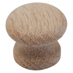 Waddell Round Cabinet Knob 1-1/2 in. D .5 in. Natural 25 pk