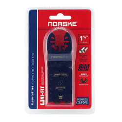 Norske Uni-Fit 1-1/4 in. Bi-Metal Power Curve Oscillating Blade Metal 1 each