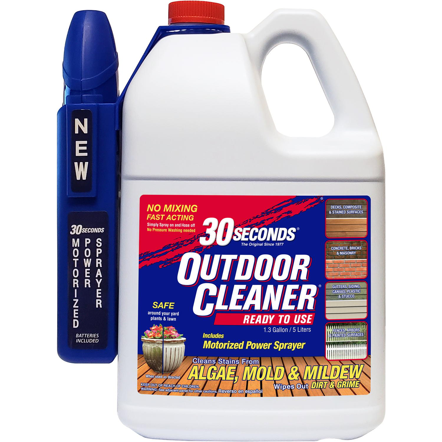 30 SECONDS Outdoor Algae, Mold, Mildew Cleaner 1.3 Gal. - Ace Hardware