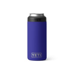 YETI Colster 12 oz No Sweat Offshore Blue BPA Free Slim Can Insulator