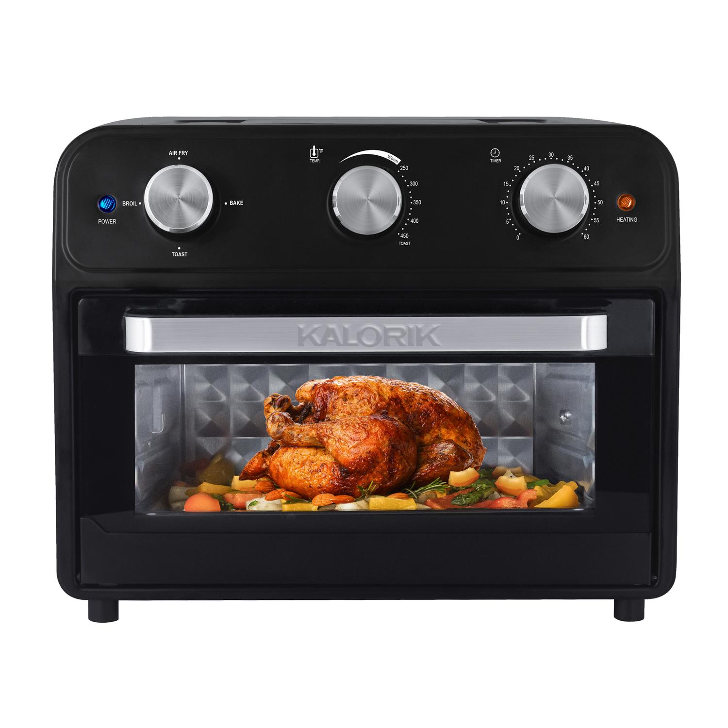 Kalorik Black 22 qt Air Fryer Sansujyuku sansujyuku.com