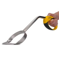 Skidger 16.25 in. Stainless Steel Weeder Plastic Handle