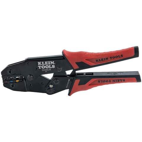 Klein Tools 10-22 AWG 9 in. L Ratcheting Crimper - Ace Hardware
