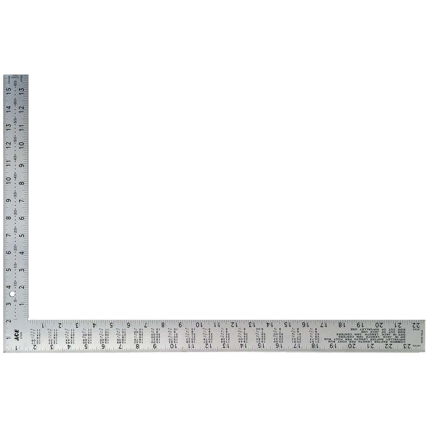 Ace 24 in. L X 16 in. H Steel Framing Square Mfr# 27095