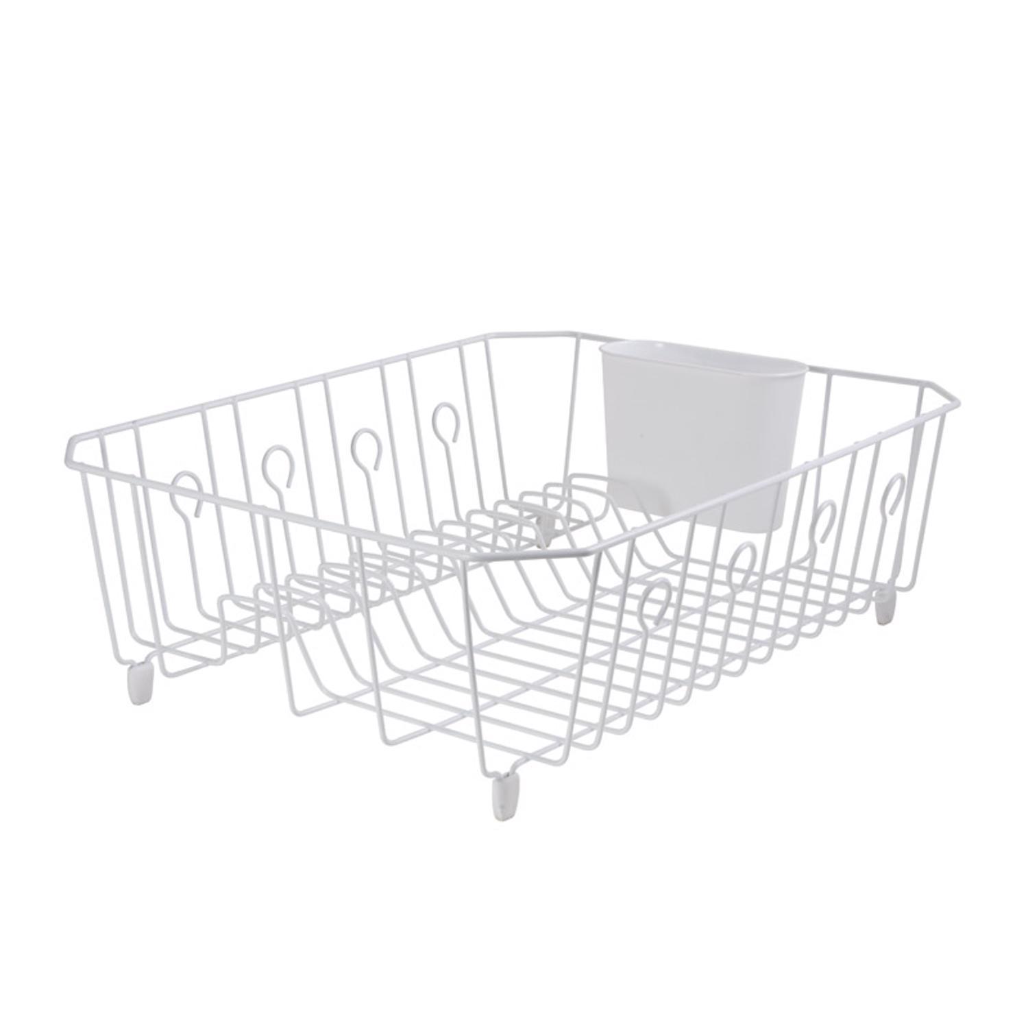 Rubbermaid 14.7 In. x 18 In. White Sloped Drainer Tray - Dazey's Supply