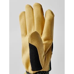 Hestra JOB Kobolt Child's Indoor/Outdoor Kid Tuff Gloves Black/Yellow M/L 1 pair
