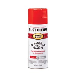 Rust-Oleum Stops Rust Gloss Cherry Protective Enamel Spray Paint 12 oz