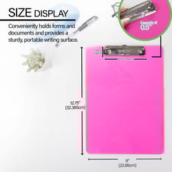 Bazic Products Letter Size Plastic Clipboard