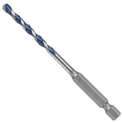 Bosch BlueGranite Turbo 3/16 in. X 4 in. L Carbide Tipped Hammer Drill Bit Hex Shank 1 pc