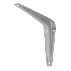 Hampton Gray Steel Shelf Bracket 18 Ga. 6 in. L 100 lb