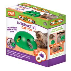 Pop N' Play Green Interactive Cat Toy 1 pk