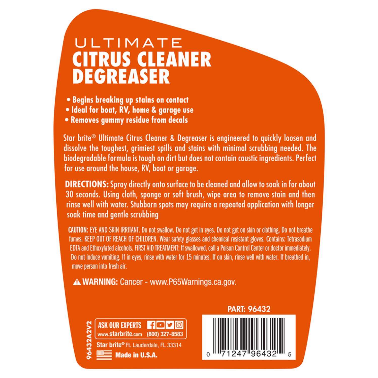 STAR BRITE Ultimate Citrus Cleaner and Degreaser