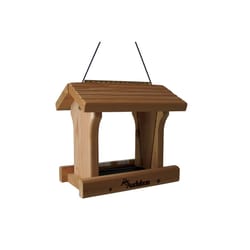 Audubon Wild Bird 3 lb Wood Hopper Bird Feeder