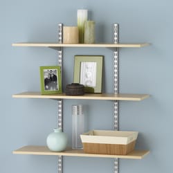 Knape & Vogt Silver Steel Shelf Standard 78 in. L