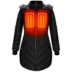 ActionHeat M Long Sleeve Women's Full-Zip Heated Jacket Kit Black