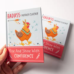 Scobie Boxer Gifts Badass Mother Clucker Confidence - Rise and Shine Book