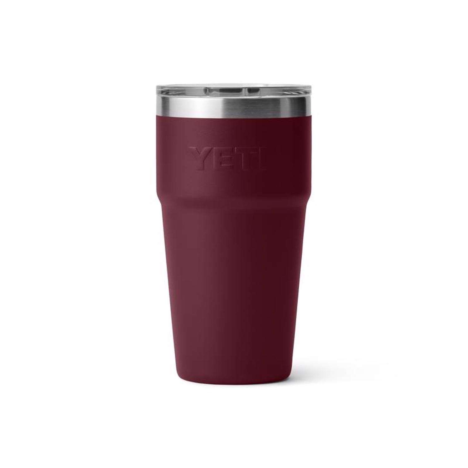 YETI Rambler 20 oz Wild Vine Red BPA Free Stackable Tumbler