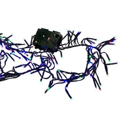 Holiday Bright Lights LED Rice Cluster Multicolored 192 ct Novelty Christmas Lights 6.5 ft.