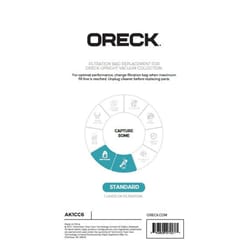 Oreck Vacuum Bag For Oreck Elevate Upright Vacuums with Docking System 6 pk
