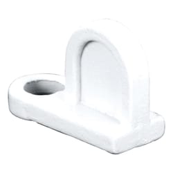 Prime-Line Painted White Die Cast Flush Screen Clip 100 pk