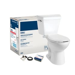 Mansfield Denali ADA Compliant 1.28 gal White Elongated Complete Toilet