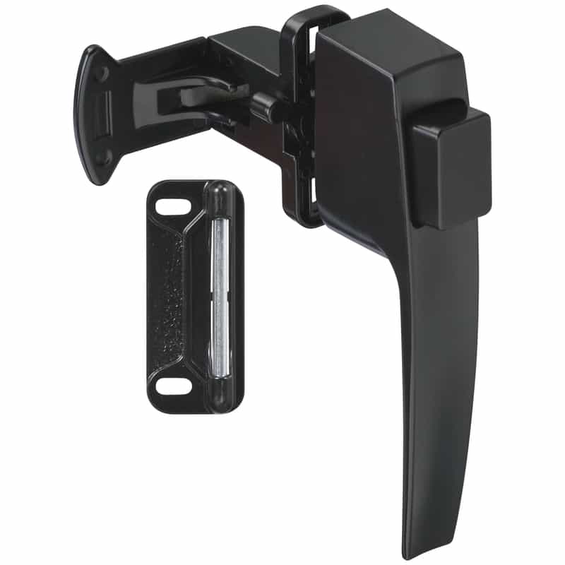 National Hardware Black Zinc Push Button Latch 1 pk Ace Hardware