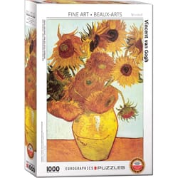 Eurographics Twelve Sunflowers Jigsaw Puzzle Multicolored 1000 pc
