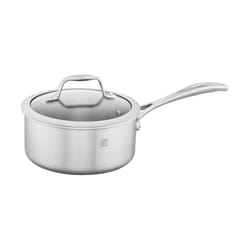 Zwilling J.A Henckels Stainless Steel Saucepan 7 in. 2 qt Silver