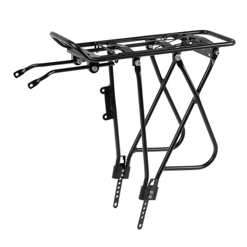 M-Wave Aluminum Rear Carrier Bike Rack Black Sansujyuku sansujyuku.com