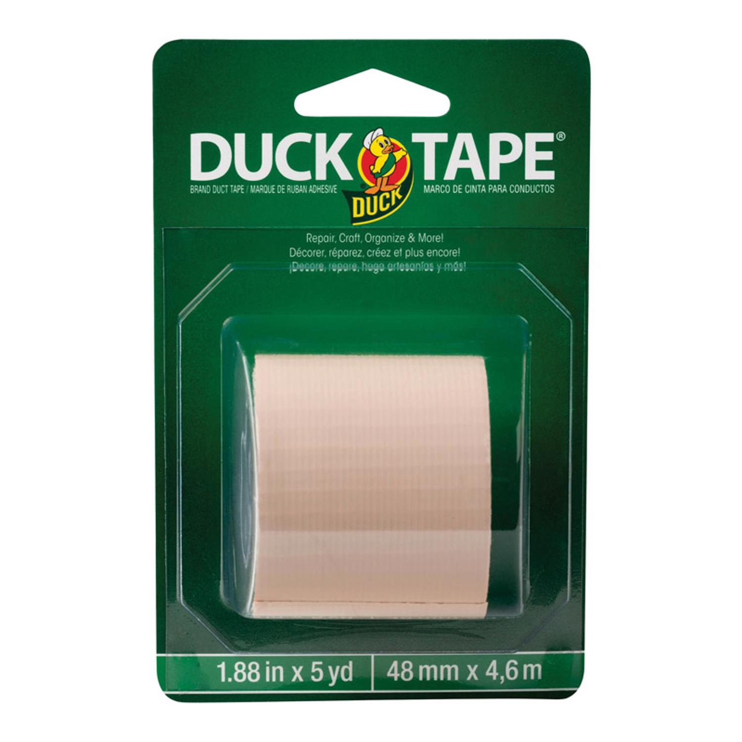 Vinyl Duct Tape, White, 50yd L x 2in W