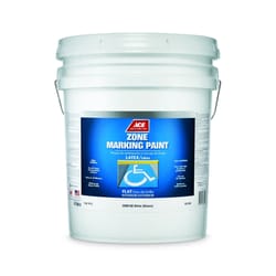 Ace  White  Zone Marking Paint  5 gal. 