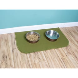 Ritz 30 in. W X 18 in. L Green Floor Mat