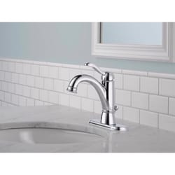 Delta Porter Chrome Contemporary Bathroom Faucet 4 in.