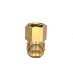 Eastman 5/8 in. Flare X 1/2 in. D FIP Brass Gas Connector