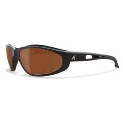 Edge Eyewear Dakura Polarized Safety Glasses Copper Lens Black Frame 1 pk