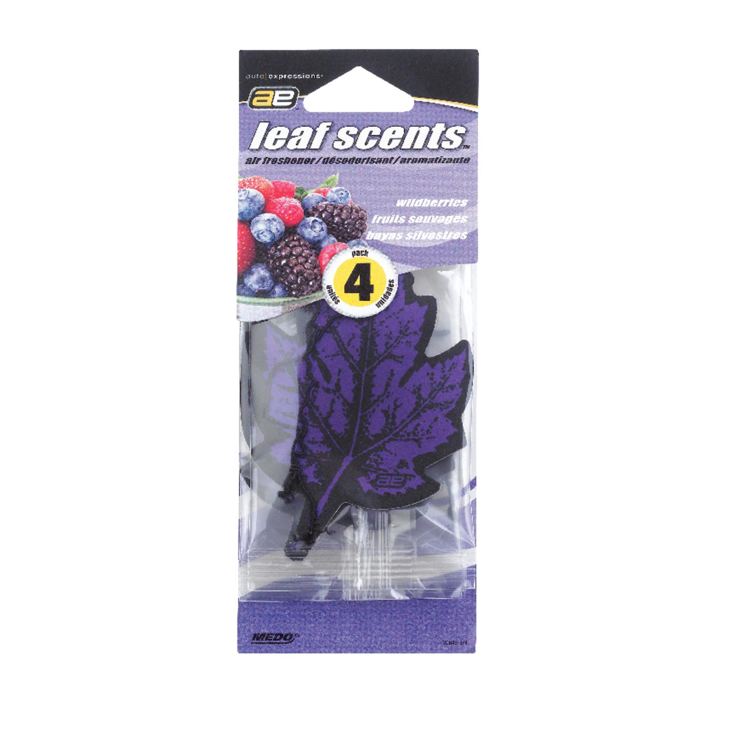 UPC 075847031753 product image for Ultra Norsk Leaf Scents Wild Berries 4 pk Car Air Freshener | upcitemdb.com