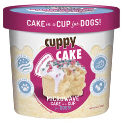 Cuppy Cake Birthday Cake with Pupfetti Sprinkles Treats For Dogs 4 oz 1 pk