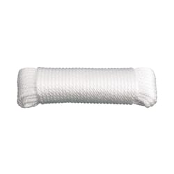 Koch 3/16 in. D X 50 ft. L White Solid Braided Nylon Rope