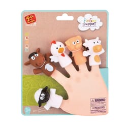 Master Toys Farm Animals Finger Puppets Assorted 5 pc