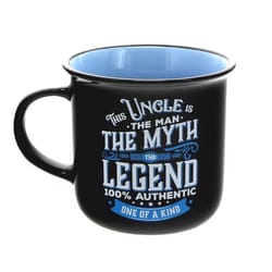 Pavilion Legends Of The World 13 oz Black/Blue BPA Free Uncle Mug