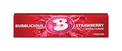 Bubblicious Strawberry Chewing Gum 5 pc