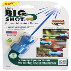 Little Big Shot Adjustable Multi-Pattern Plastic Hose Nozzle