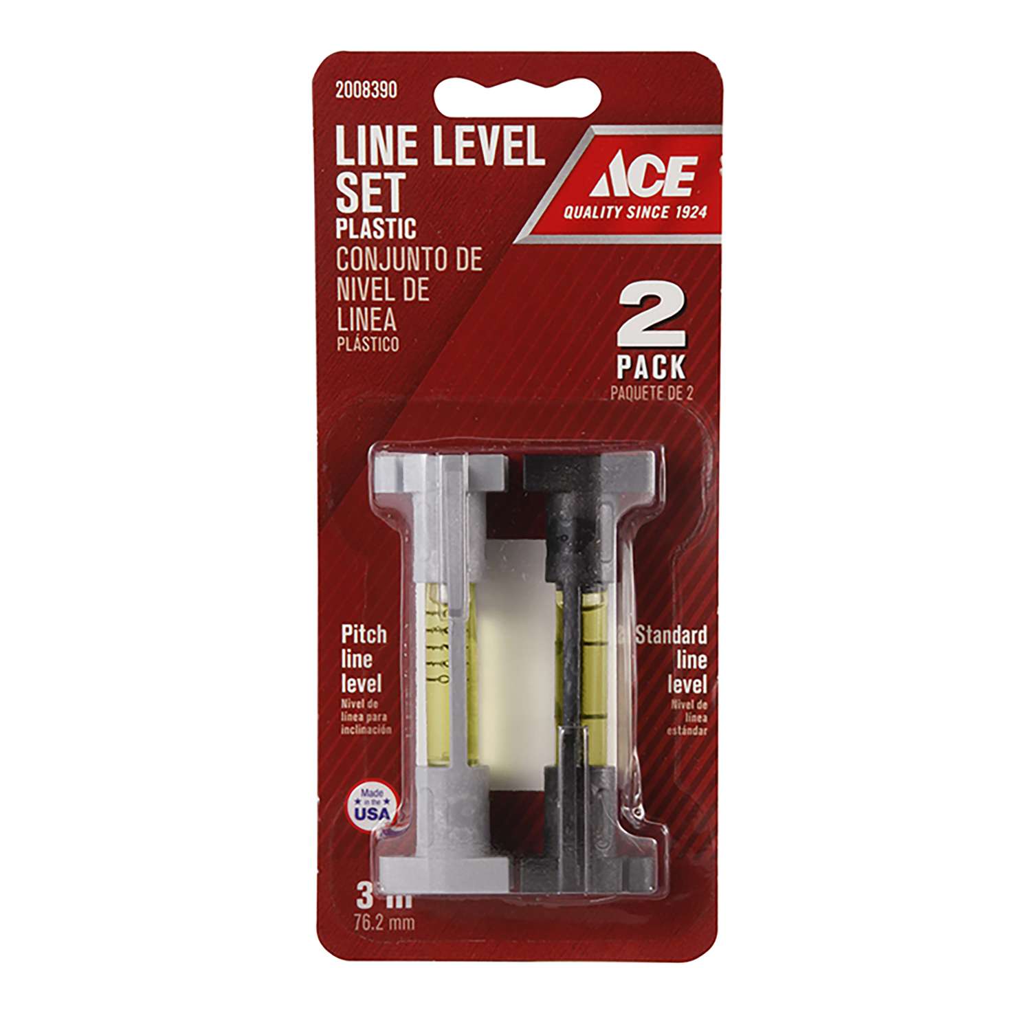 Ace 3 in. Line Level Set 1 vial - Ace Hardware